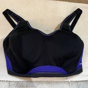 Freya Active 36i  High Impact Electric Black Underwire Sports Bra Style